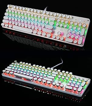 Amazon.com: YSCP Typewriter Style Mechanical Gaming Keyboard